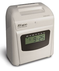 BX1600 time recorder