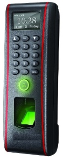 Outdoor fingerprint door access system